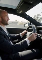 California Traffic Liftoff Tesla Roadster AI video preview