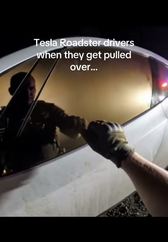 Police Stop Takeoff Tesla Roadster AI video preview