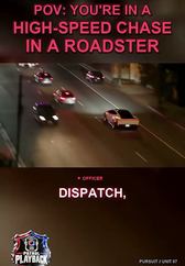 Roadblock Flyover Tesla Roadster AI video preview